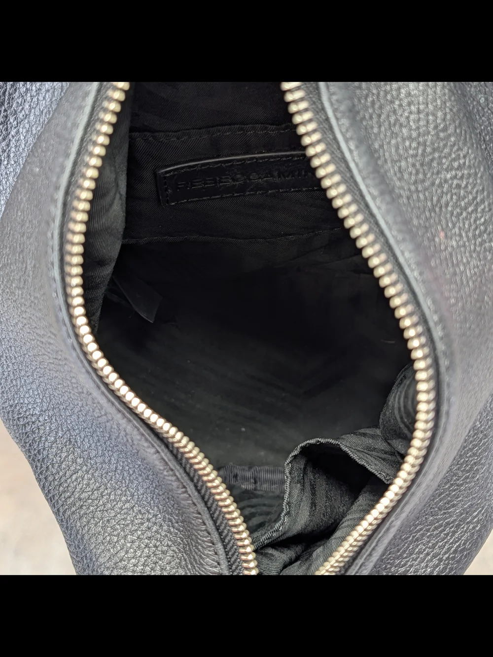 Rebecca Minkoff Julian Black Pebbled Leather Convertible Backpack Bag